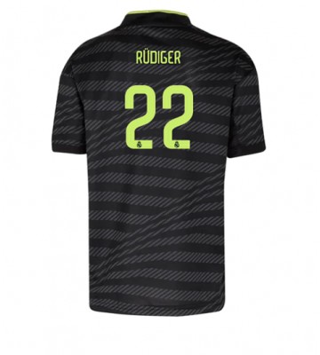 Real Madrid Antonio Rudiger #22 Tredjedrakt 2022-23 Kortermet